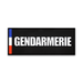 Bandeau de poitrine Gendarmerie PVC 10 x 4 cm La brigade de l'équipement 