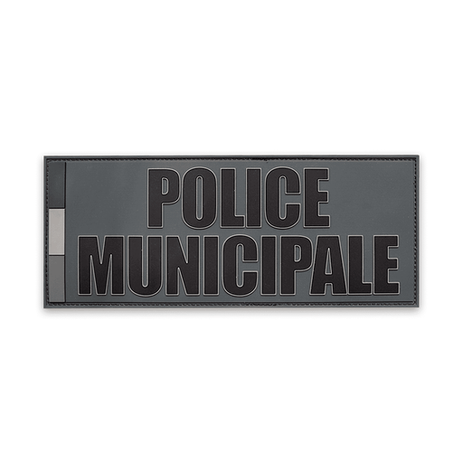 Bandeau dorsal BV Police municipale PVC 25 x 10 cm - La Brigade de l'Equipement 