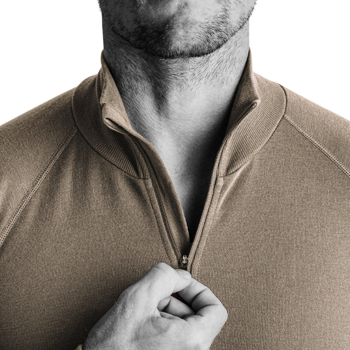Sweat zippé 380 g/m² THERMO PERFORMER GEN 2 - Tan