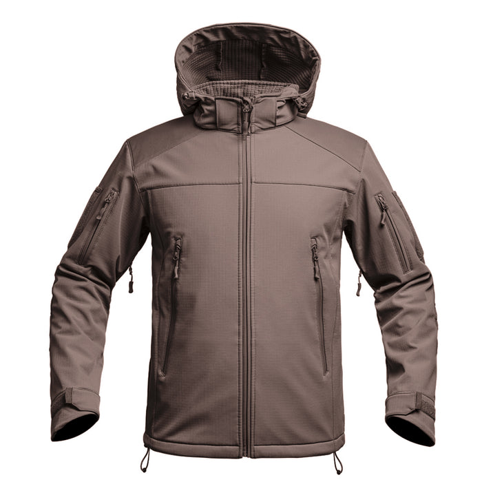 Veste softshell V2 FIGHTER GEN 1 - Brun Terre de France