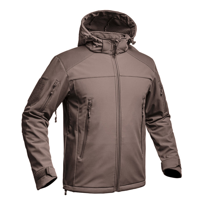 Veste softshell V2 FIGHTER GEN 1 - Brun Terre de France