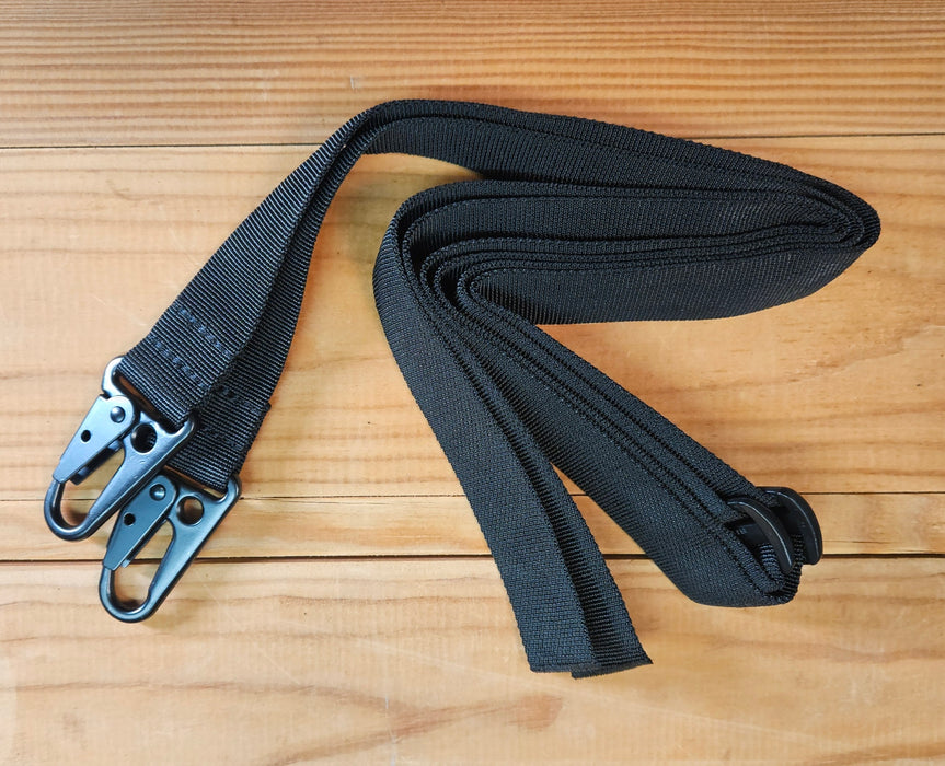 Kit de 2 Bretelles Noir pour Fixation Sangle DUKA sur Porte Plaques - OCCASION