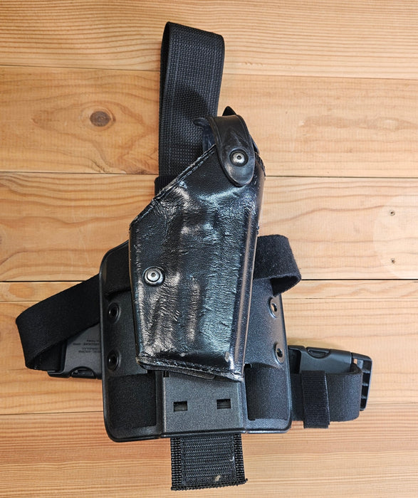 Plaque Tactique Cuisse + Holster Noire SIG PRO SAFARILAND - OCCASION