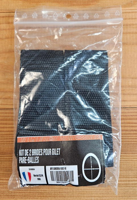 Kit de 2 brides pour Gilet Pare Balles Noir - OCCASION