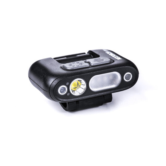 Lampe rechargeable fixation clip UT31 - éclairage blanc et rouge + strobe rouge/bleu - 220 lumens