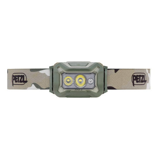 Lampe frontale Hybrid Aria 2 camo fr/ce - éclairage blanc, rouge, vert et bleu - 450 lumens