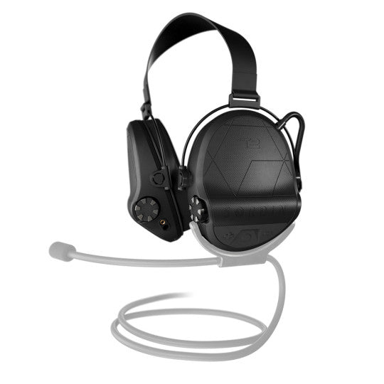 Casque anti-bruit Suprême T2 serre-nuque tissu noir - Noir