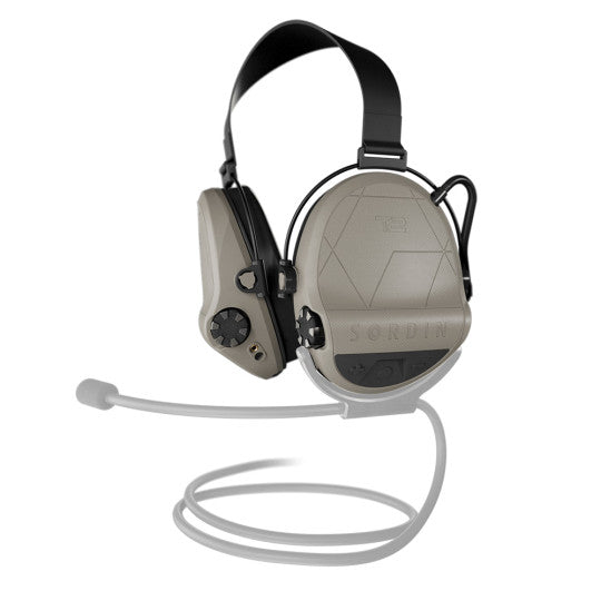 Casque anti-bruit Suprême T2 serre-nuque tissu noir - Tan
