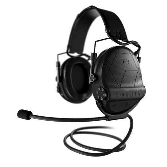 Casque anti-bruit Suprême T2 serre-tête cuir noir - Noir
