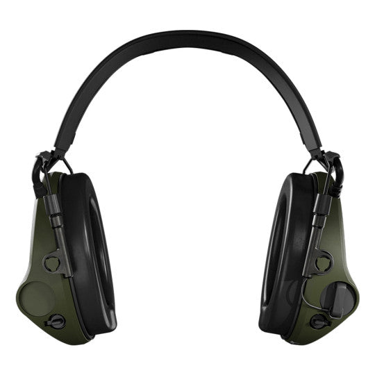 Casque anti-bruit Suprême T2 serre-tête cuir noir - Vert Olive