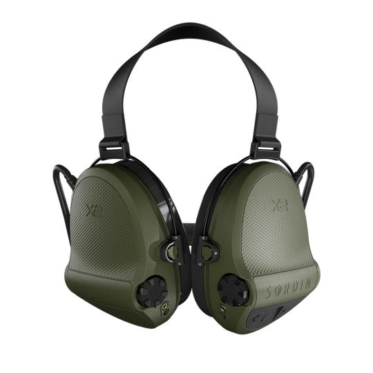 Casque anti-bruit Suprême X2 BT serre-nuque tissu noir - Vert Olive