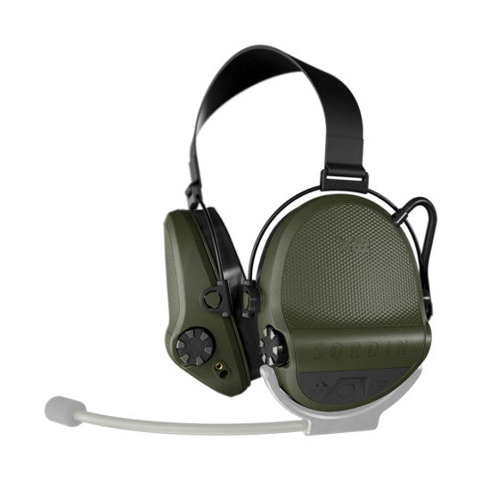 Casque anti-bruit Suprême X2 BT serre-nuque tissu noir - Vert Olive
