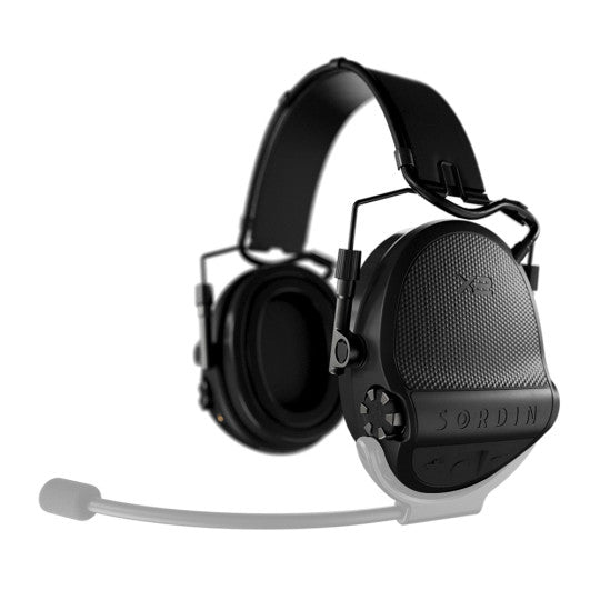 Casque anti-bruit Suprême X2 BT serre-tête cuir noir - Noir