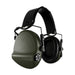 Casque anti-bruit Suprême X2 avec serre-tête cuir noir et anneaux d'hygiène en mousse - Vert Olive - Sordin
