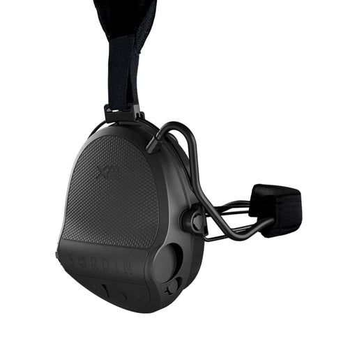 Casque anti-bruit Suprême X2 avec serre-nuque tissu noir et anneaux d'hygiène en gel - Noir - Sordin