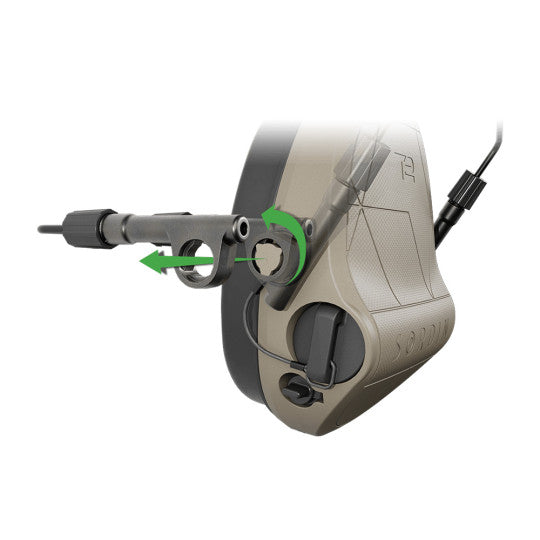 Système de fixation sur casque tactique pour casque anti-bruit Suprême T2/X2 BT