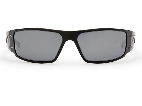 Lunettes de soleil Magnum OPz (polarisée optimisé) - Cerakote noir avec logo argenté / Miroir argenté Opz