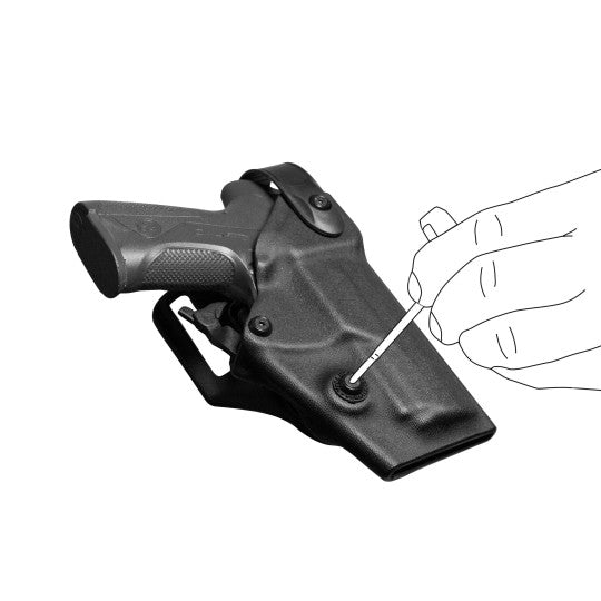 Holster droitier Vegatek Duty VKD800 noir pour Beretta 92/98 - PAMAS / MAS-G1