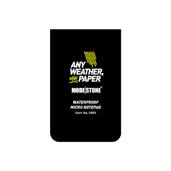 Mini carnet tout-temps 28 pages 50 x 85 mm - Noir