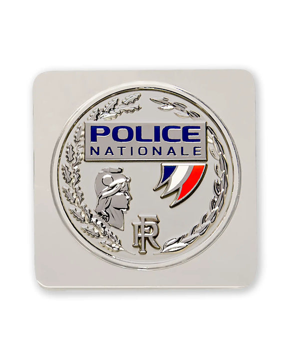 MEDAILLE POLICE NATIONALE A SUPPORT CARRE
