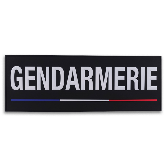 Bandeau d'identification souple - Poitrine 3X10 - Gendarmerie