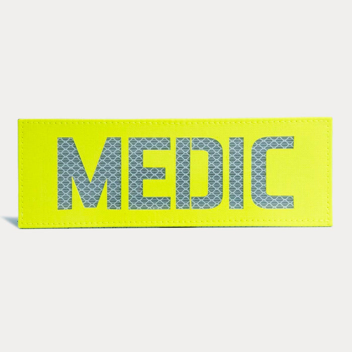 Bandeau Medic Réfléchissant - Dos - Jaune Fluo