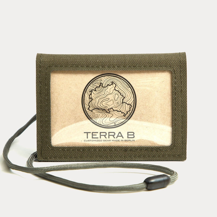 Porte Badge + carte bleue - Coyote Brown