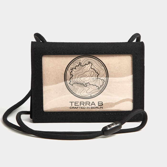 Porte Badge + carte bleue - Noir