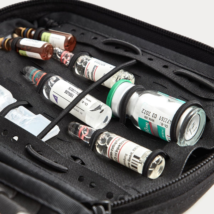 Poche pour fioles médicales - Noir