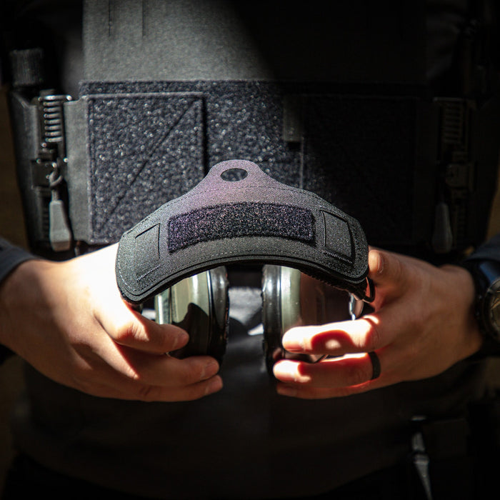 Couverture pour arceau de casque anti-bruit - Olive