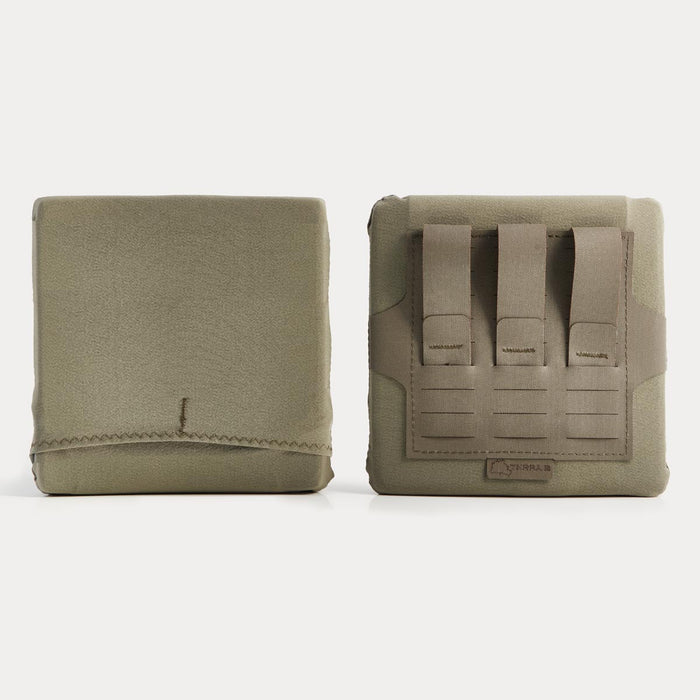 Poche pour plaque latérale - Paire - Olive