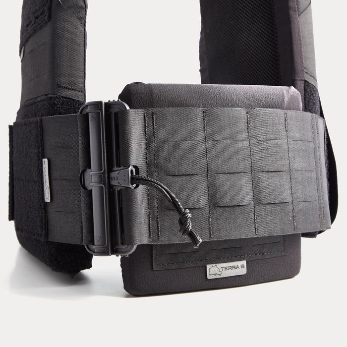 Poche pour plaque latérale - Paire - Olive