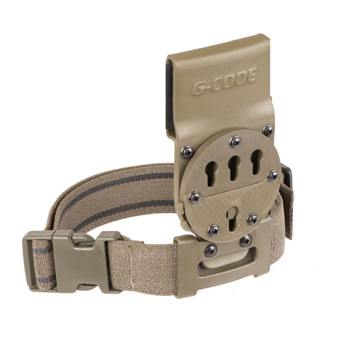 Passant de ceinture RTI optimal drop avec sangle de cuisse et boucle Fastex Coyote
