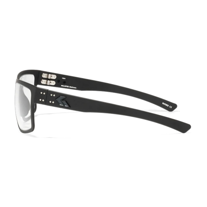 Lunettes Ballistic Rig MILSPEC - Cerakote noir avec logo noir / Photochromic avec antibuée