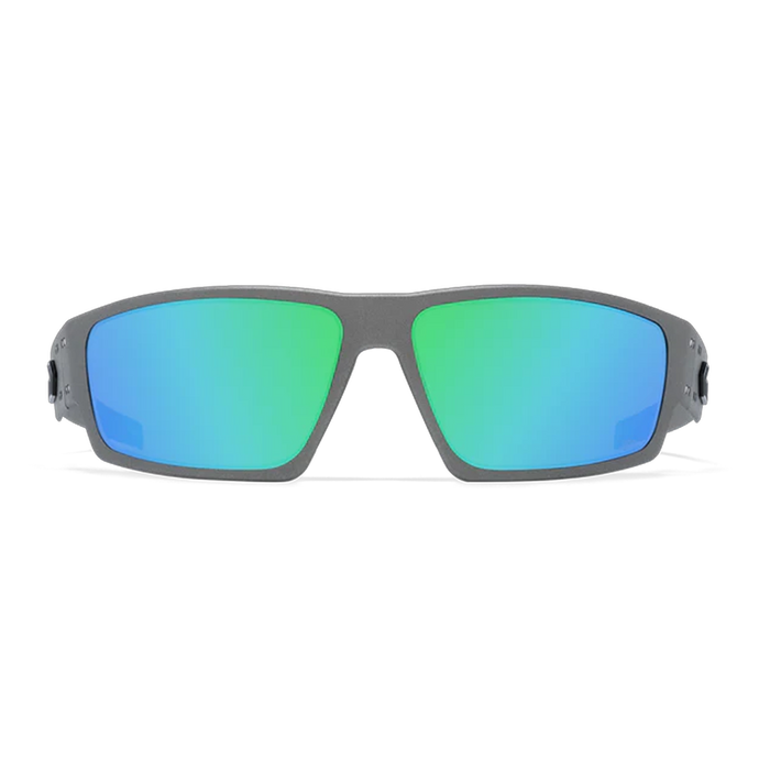 Lunettes de soleil Warhawk Opz (polarisé optimisé) - Cerakote GunMetal / Miroir Vert optimisés Polarisé