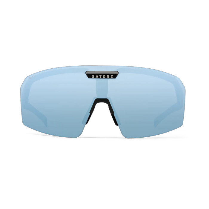 Lunettes de soleil Havok ANSI Z87 + Miroir Bleu fumé - Cerakote Blanc avec logo gravé / Fumé