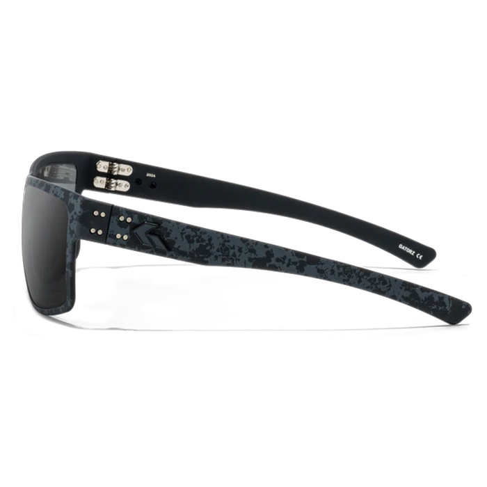 Lunettes de soleil Rig Opz (polarisé optimisé) - Cerakote Graffiti avec logo noir - digital opitmisé