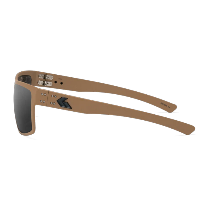 Lunettes de soleil Rig - Cerakote Tan avec logo noir / Fumée
