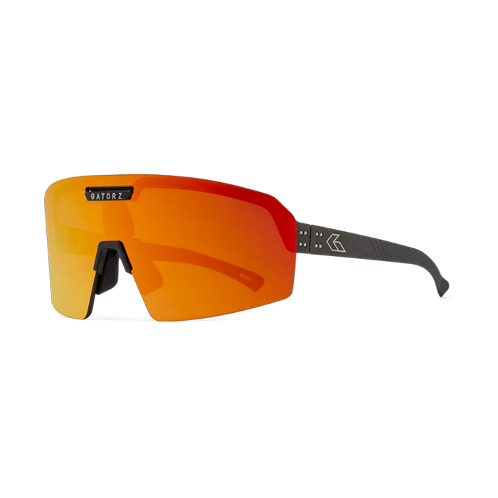 Lunettes de soleil Havok ANSI Z87 + Miroir Sunburst - Cerakote noir avec logo gravé / Fumé