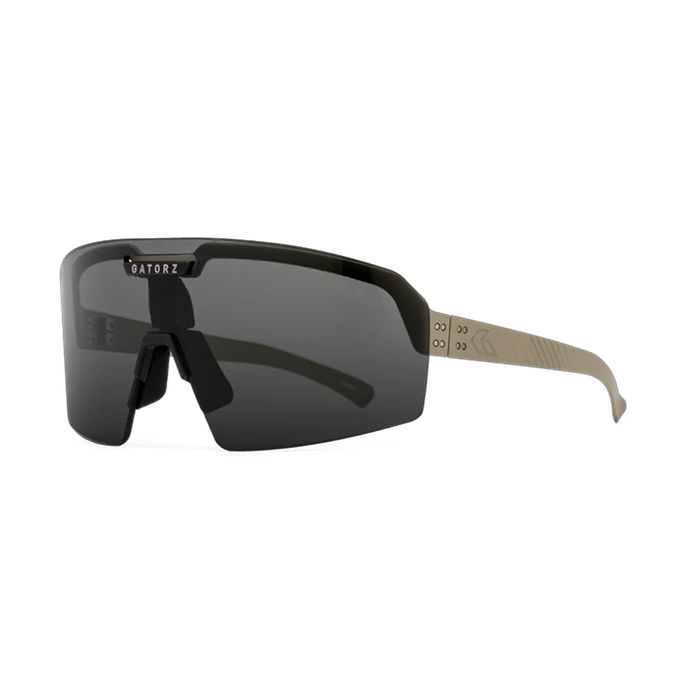 Lunettes de soleil Havok polarisé ANSI Z87 - Cerakote Desert avec logo gravé / Fumé