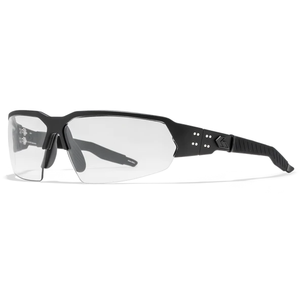 Lunettes balistiques Tactis - Noir avec logo noir - Verres Inferno Photochromic avec antibuée