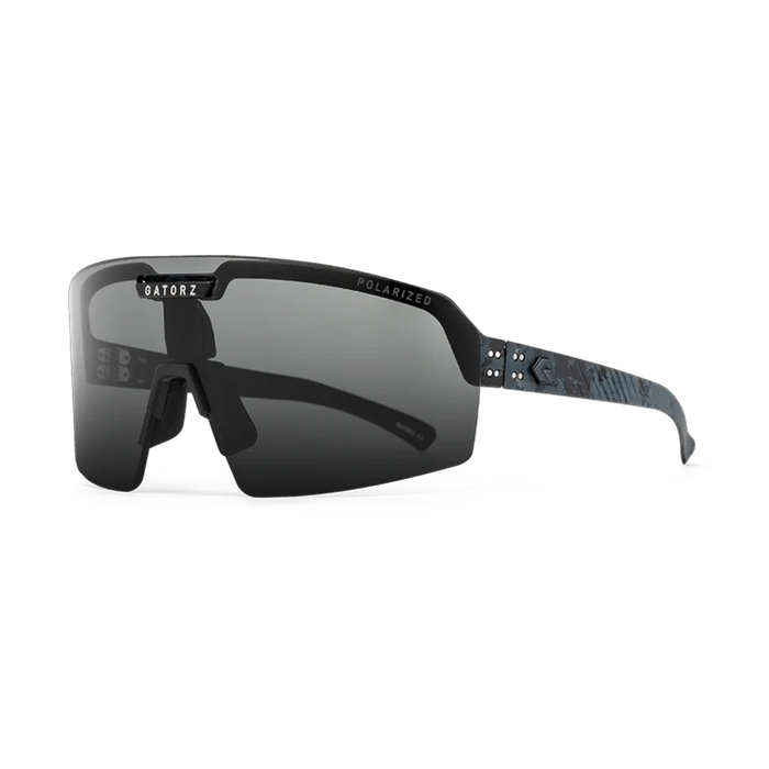 Lunettes de soleil Havok polarisé ANSI Z87 - Cerakote Graffiti Camo avec logo gravé / Fumé