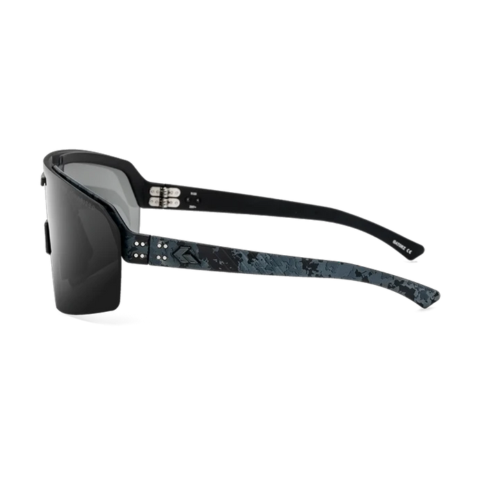 Lunettes de soleil Havok polarisé ANSI Z87 - Cerakote Graffiti Camo avec logo gravé / Fumé