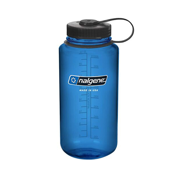 Gourde - Grande Ouverture -  1L - Bleue - Bouchon Noir