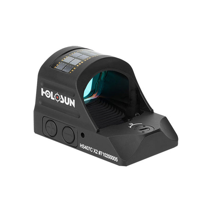 Viseur Reflex 407C X2 - Réticule : Rouge - Bouton +/- et Panneau solaire - SANS Adaptateur