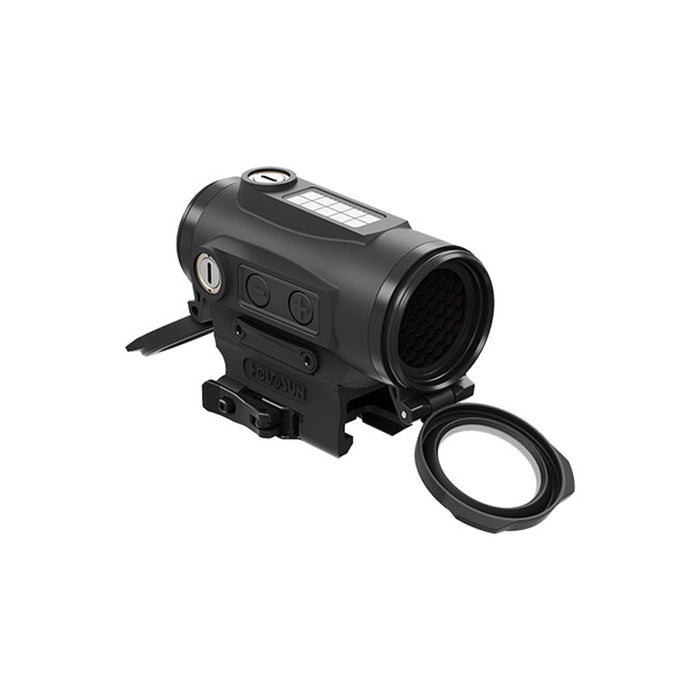 Viseur Reflex sight Elite 530C - Réticule rouge - Titane et panneau solaire - Montage QD