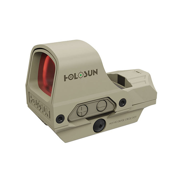 Viseur Reflex 510C - FDE - Réticule : Vert - Bouton +/- et Panneau solaire - Montage QD