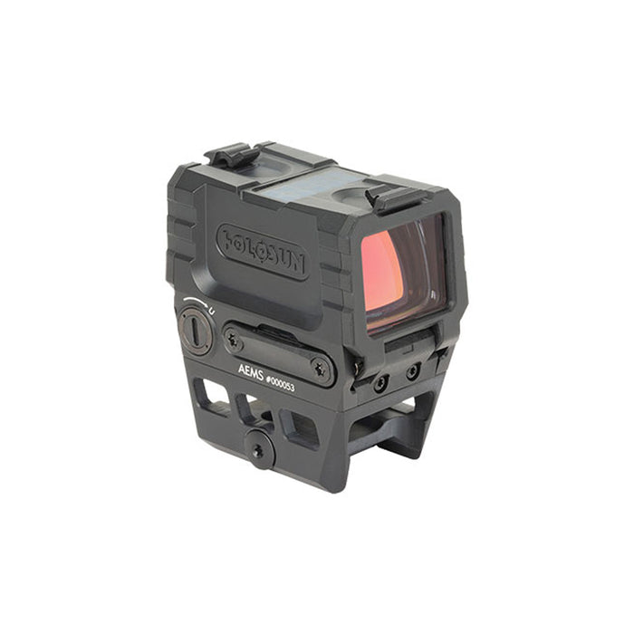 Viseur AEMS - Circle Dot : Rouge - Bouton +/- et panneau solaire