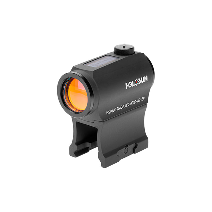Viseur Red Dot 403C - Réticule : Rouge - Bouton +/- et Panneau solaire
