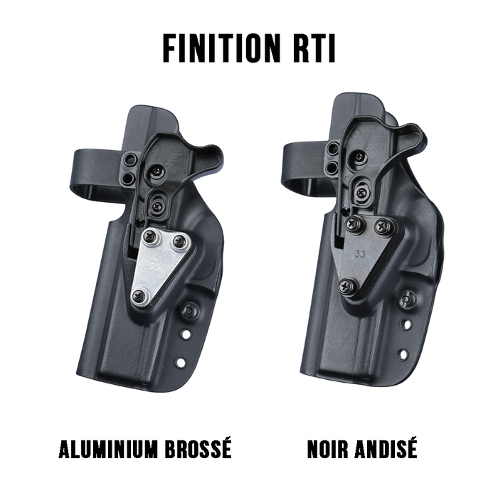 Holster XSR / Rétention niveau 2 / sans lampe - Kydex Noir Carbone
